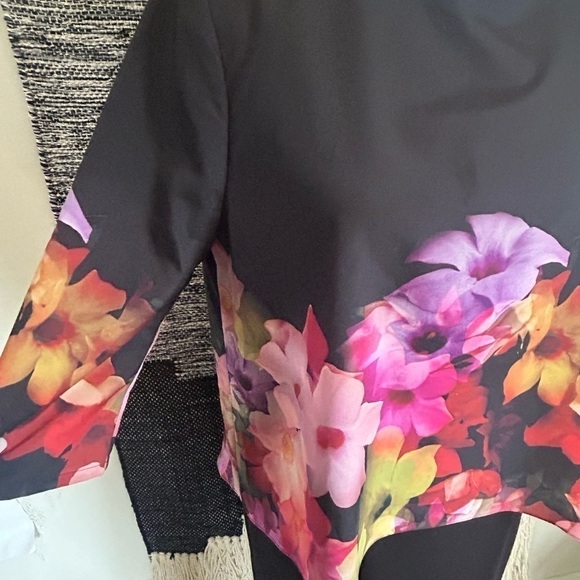 Ted Baker Cadie Cascading Floral Layered Tunic dress size 3 | W 6-8 - Picture 11 of 14